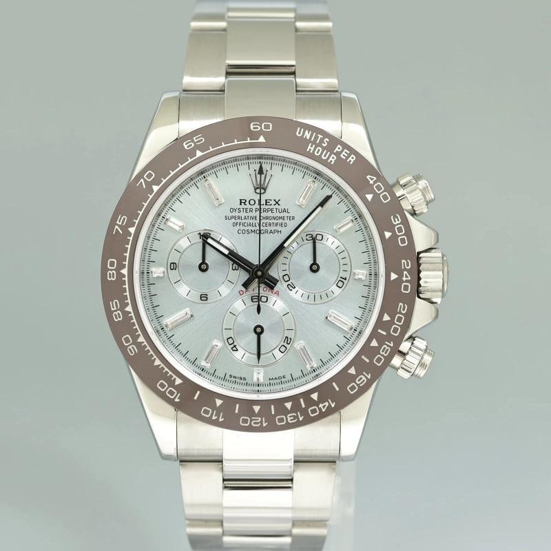 2015 MINT Rolex Daytona 116520 Glacier Blue Diamond Steel Platona Ceramic 40mm - 2