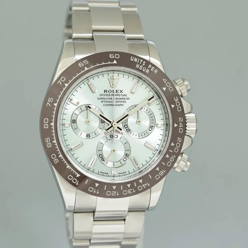 2015 MINT Rolex Daytona 116520 Glacier Blue Diamond Steel Platona Ceramic 40mm - 3