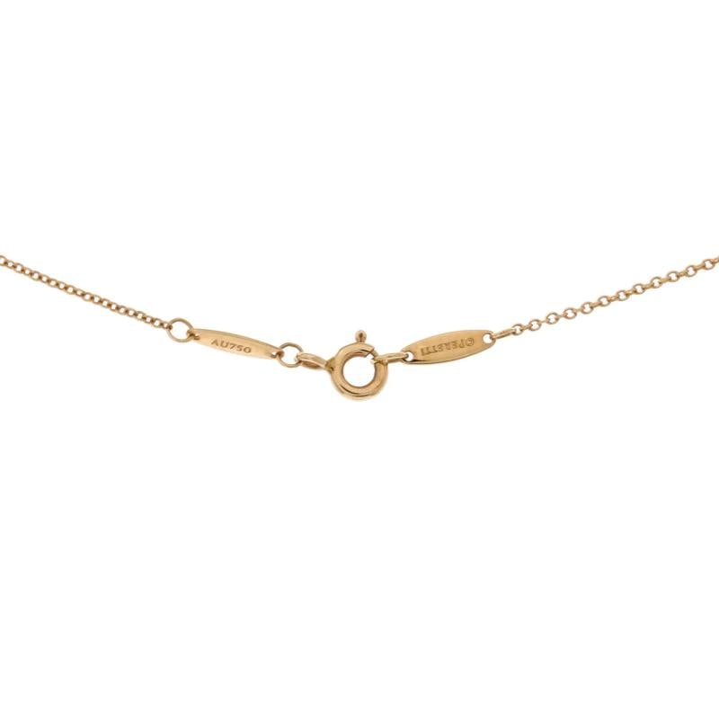 Tiffany & Co. Elsa Peretti Diamonds By The Yard Pendant Necklace 18K Yellow Gold - 4