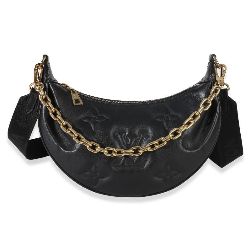 Louis Vuitton Black Calfskin Bubblegram Over The Moon: Condition: Pre-owned - Good,Dimensions: 10.5 x 7 x 2.25,Handbag Accessories: Additional Strap;Box;Dustbag,Bag Width: 10.5 in,Bag Depth: 2.25 in,Bag Height: 7 in,Department: Unisex,Style: Shoulder