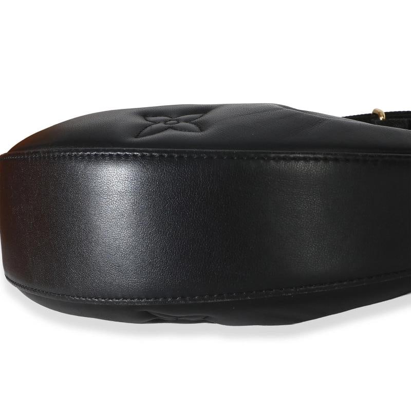 Louis Vuitton Black Calfskin Bubblegram Over The Moon - 7