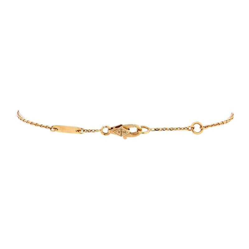 Van Cleef & Arpels Frivole Bracelet 18K Yellow Gold and Pave Diamonds Mini - 3