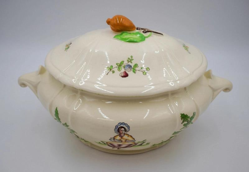 Italian Lavenia / Laveno Art Deco Soup Tureen Designed by Guido Andlovitz - 2