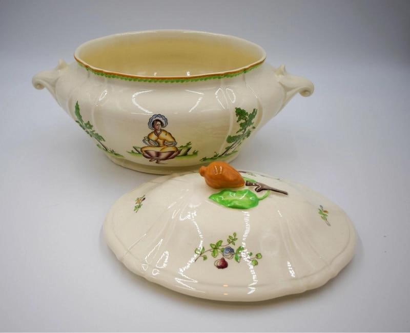 Italian Lavenia / Laveno Art Deco Soup Tureen Designed by Guido Andlovitz - 3