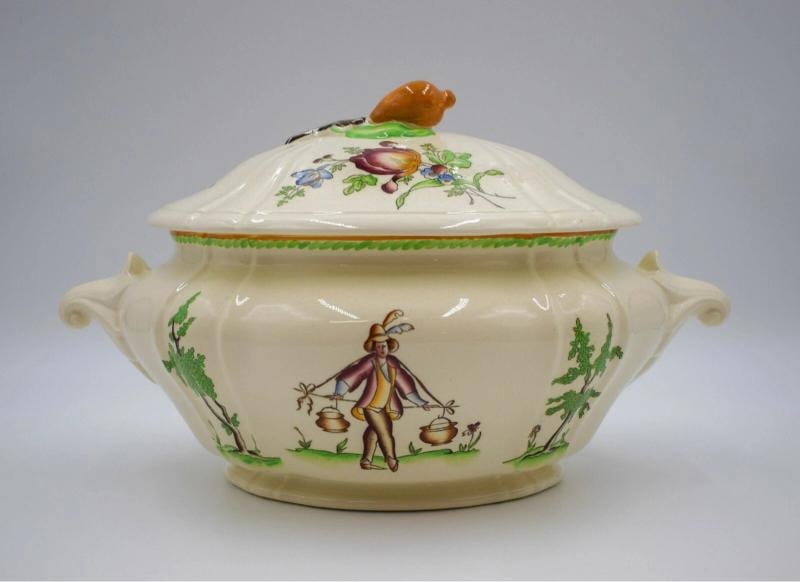 Italian Lavenia / Laveno Art Deco Soup Tureen Designed by Guido Andlovitz - 5