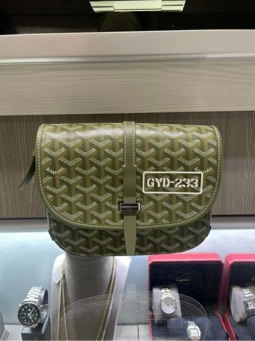 Goyard Limited Edition Khaki Belvedere PM - 2