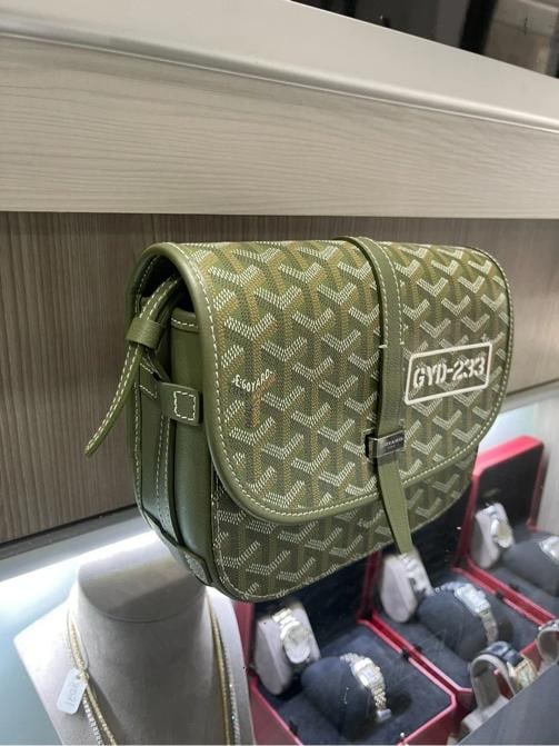 Goyard Limited Edition Khaki Belvedere PM - 4