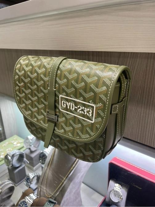 Goyard Limited Edition Khaki Belvedere PM - 5