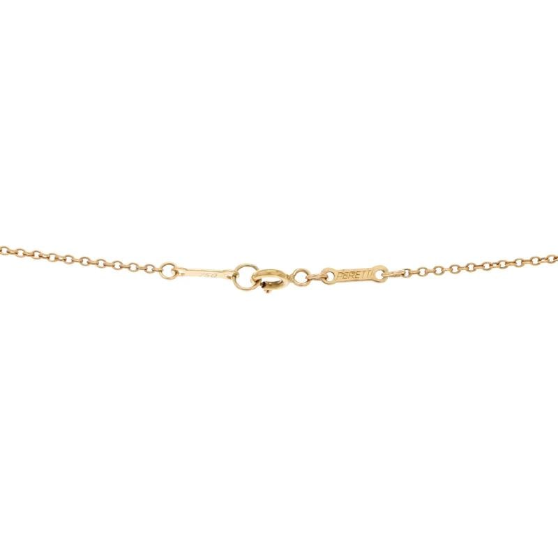 Tiffany & Co. Open Teardrop Pendant Necklace 18K Yellow Gold - 3