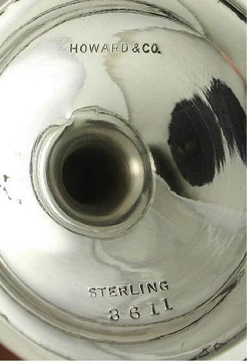 4 Sterling Silver Castors/Shakers William Comyns - 7