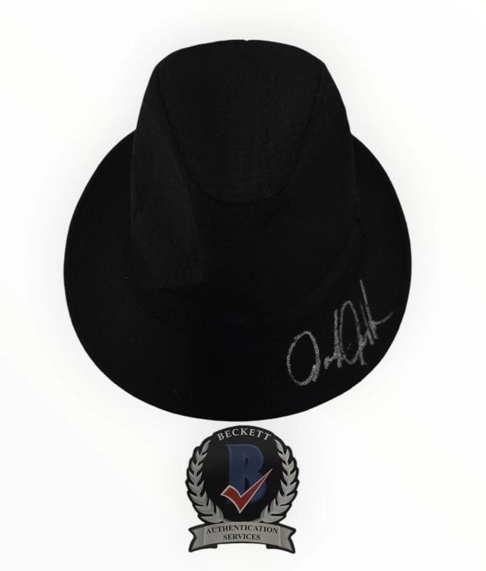 Jaafar Jackson Signed Autograph Michael Jackson Fedora Hat BAS Beckett Michael: Industry: Music,Personalize: Yes,Signed: Yes,Autograph Authentication: Beckett,Original/Reproduction: Original,Modified Item: No,Country of Origin: United States