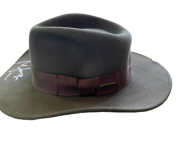 HARRISON FORD SIGNED AUTOGRAPH INDIANA JONES HAT BECKETT BAS - 2