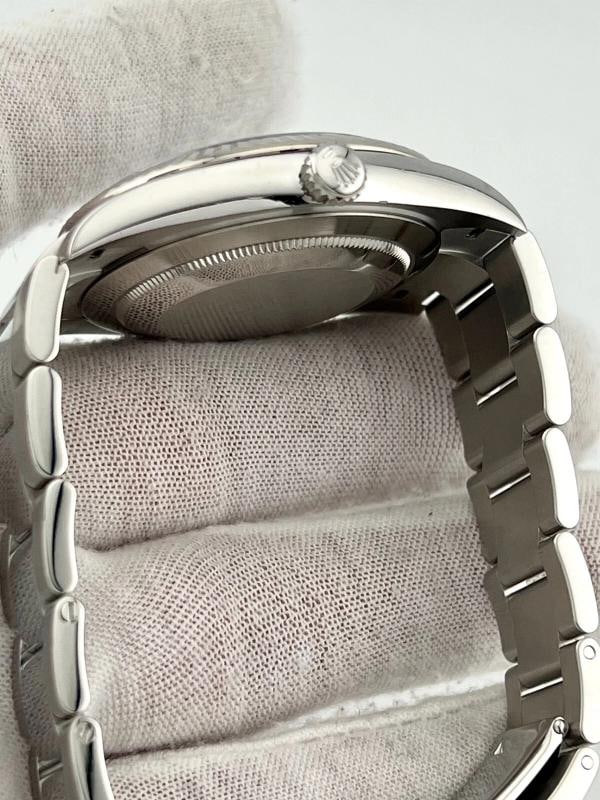Rolex Datejust 41 126334 Slate Wimbledon Dial 18K White Gold Steel Box Paper - 5