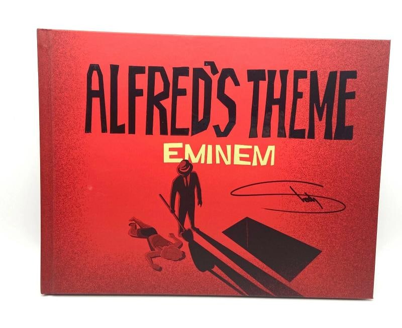 EMINEM SLIM SHADY MARSHALL MATHERS SIGNED AUTOGRAPH ALFRED'S THEME BOOK BAS 1 - 2