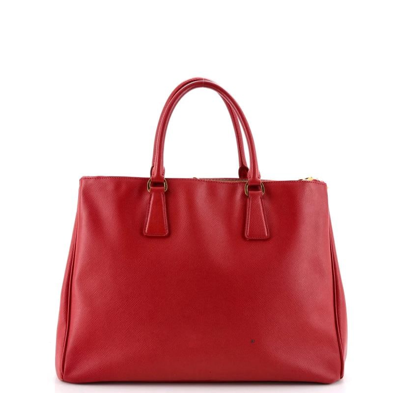 Prada Double Zip Lux Tote Saffiano Leather XL - 3