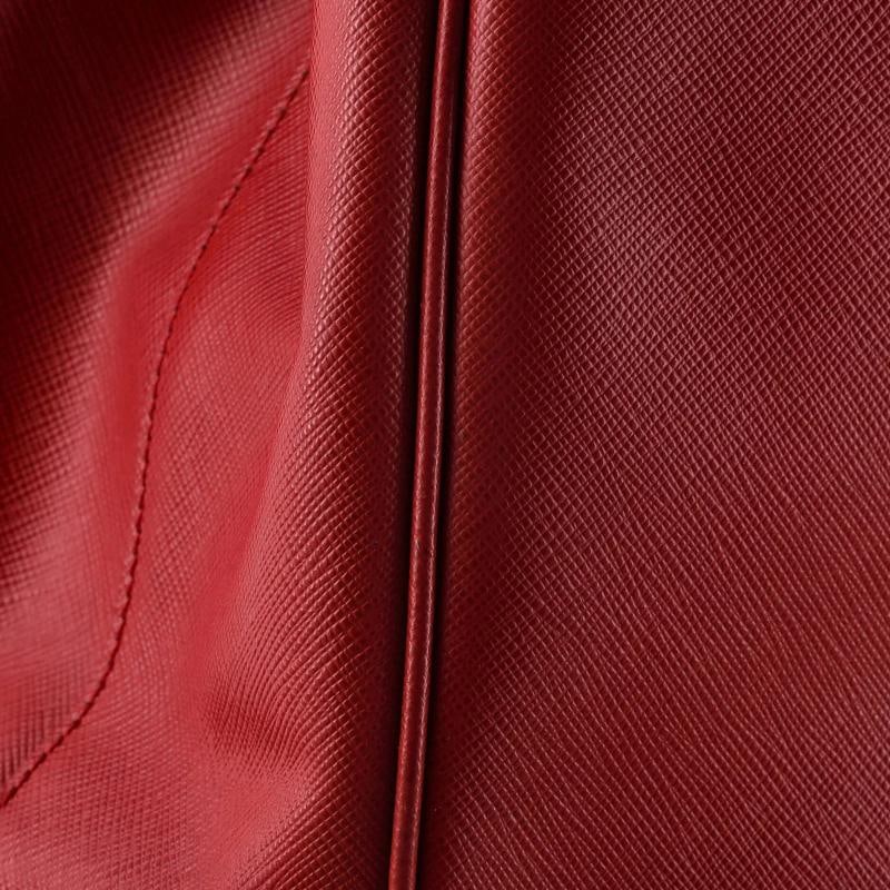 Prada Double Zip Lux Tote Saffiano Leather XL - 6