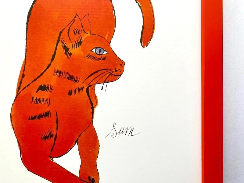 ANDY WARHOL ESTATE RARE VTG 1991 FRAMED COLLECTORS LITHOGRAPH PRINT " SAM " 1954 - 10