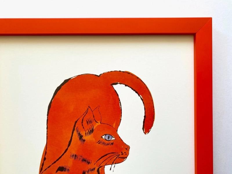 ANDY WARHOL ESTATE RARE VTG 1991 FRAMED COLLECTORS LITHOGRAPH PRINT " SAM " 1954 - 8