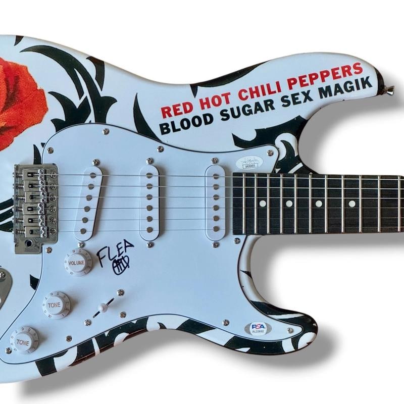 Red Hot Chili Peppers Signed Guitar Lot of 4 JSA COA Kiedis Frusciante Flea +1 - 10