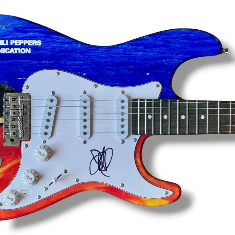 Red Hot Chili Peppers Signed Guitar Lot of 4 JSA COA Kiedis Frusciante Flea +1 - 8