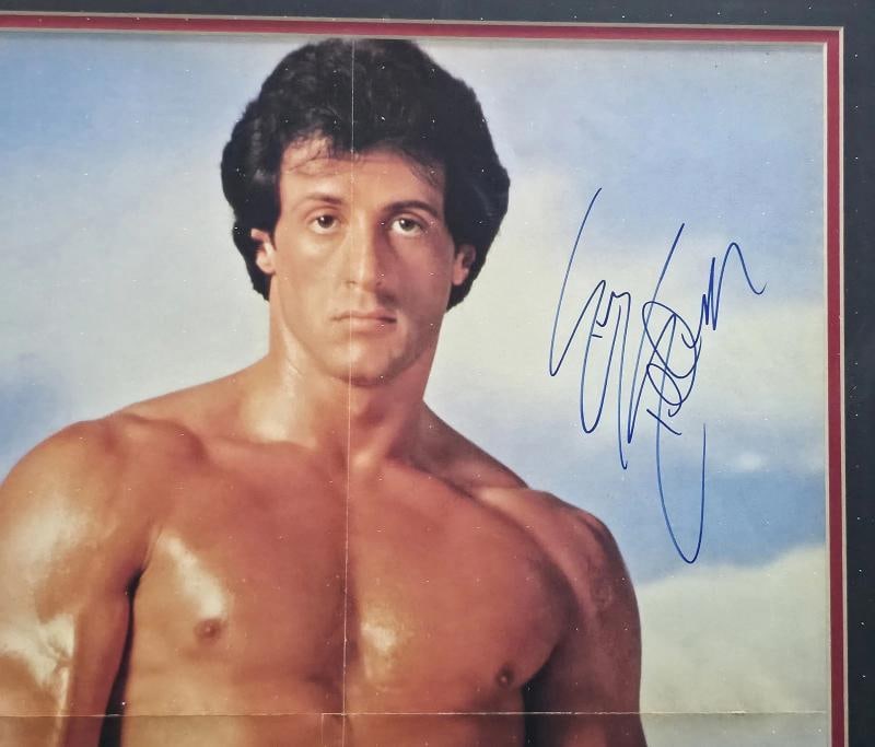 Sylvester Stallone Signed Framed 16x22 Poster Rocky Balboa Beckett BAS - 3