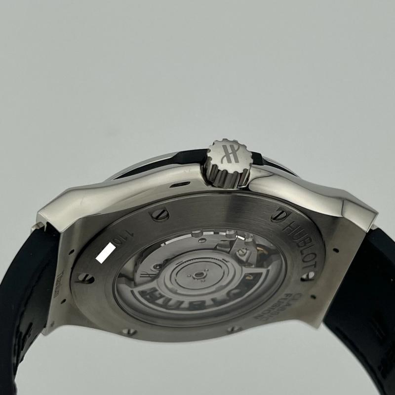 Hublot Classic Fusion 542.NX.2611.LR 42mm White Opaline Dial Titanium Box Paper - 7