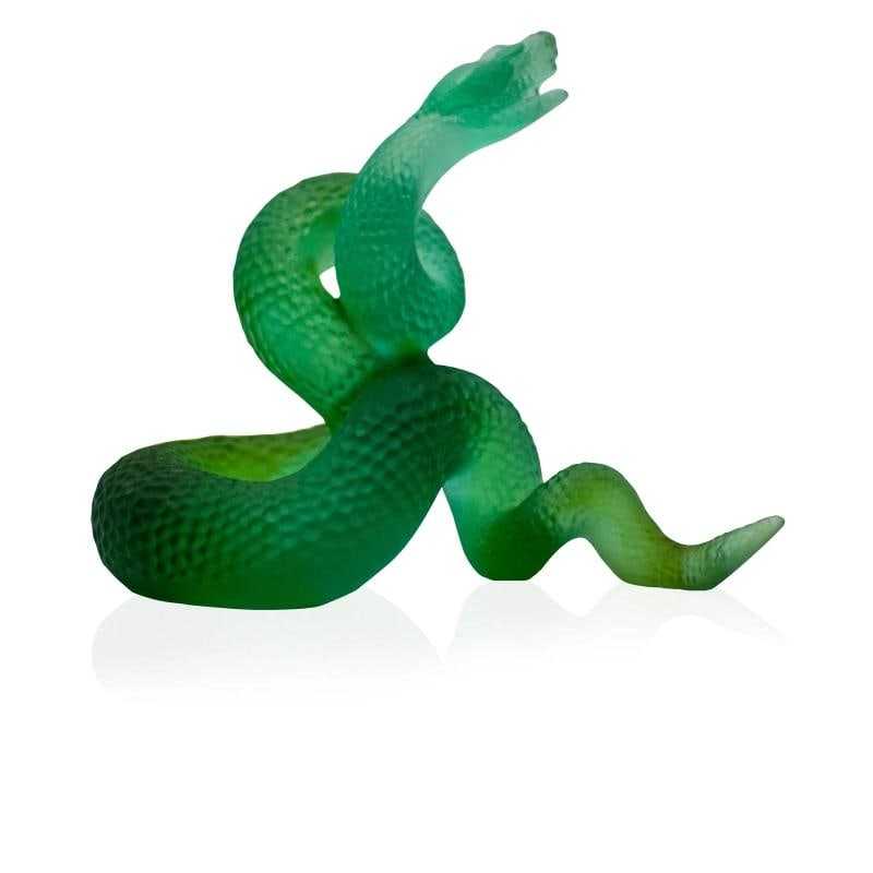 NEW DAUM CRYSTAL LIMITED ED. GREEN SNAKE FIGURINE #02486-3 BRAND NIB: Condition: New: A brand-new, unused, unopened, undamaged item in its original packaging (where packaging is ... Read moreabout the conditionNew: A brand-new, unused, unopened, undamaged item in its