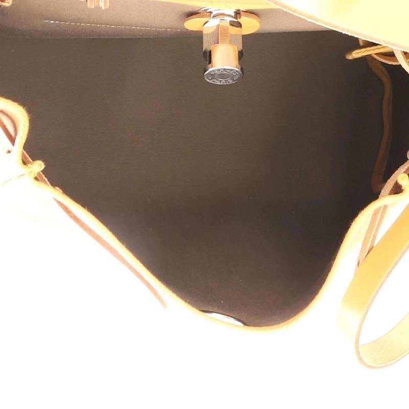Hermes Herbag Zip Verso Leather and Toile 31 - 7