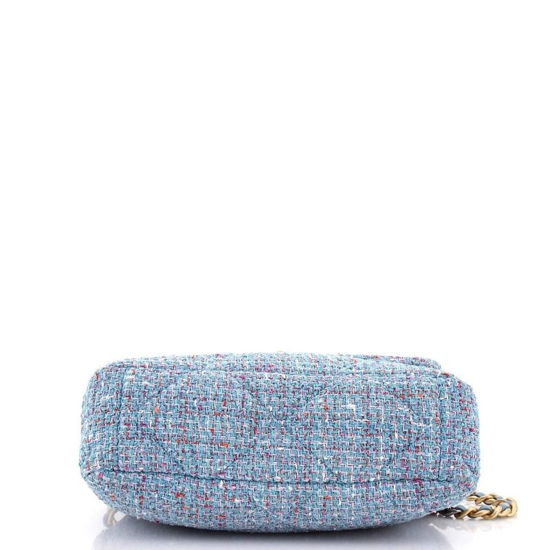 Chanel 19 Flap Bag Quilted Tweed Medium - 4
