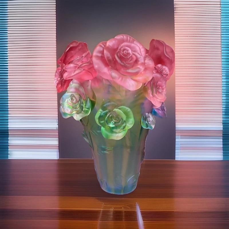 Xxxl Multi Color Rose Vase H14Ã¢â‚¬Â W10Ã¢â̵: Condition: Used: An item that has been used previously. The item may have some signs of cosmetic wear, but is ... Read moreabout the conditionUsed: An item that has been used previously. The item may