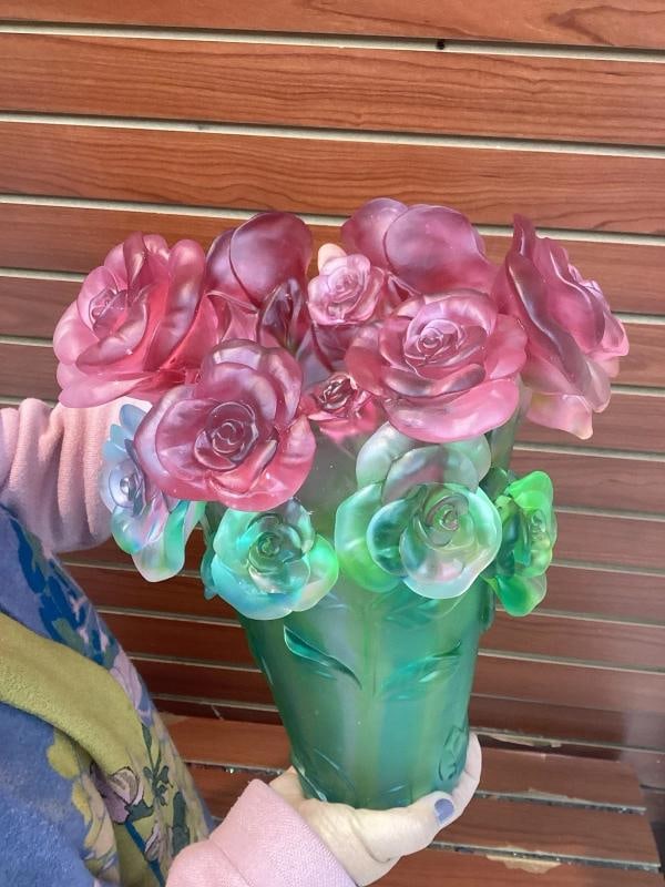 Xxxl Multi Color Rose Vase H14Ã¢â‚¬Â W10Ã¢â̵ - 5