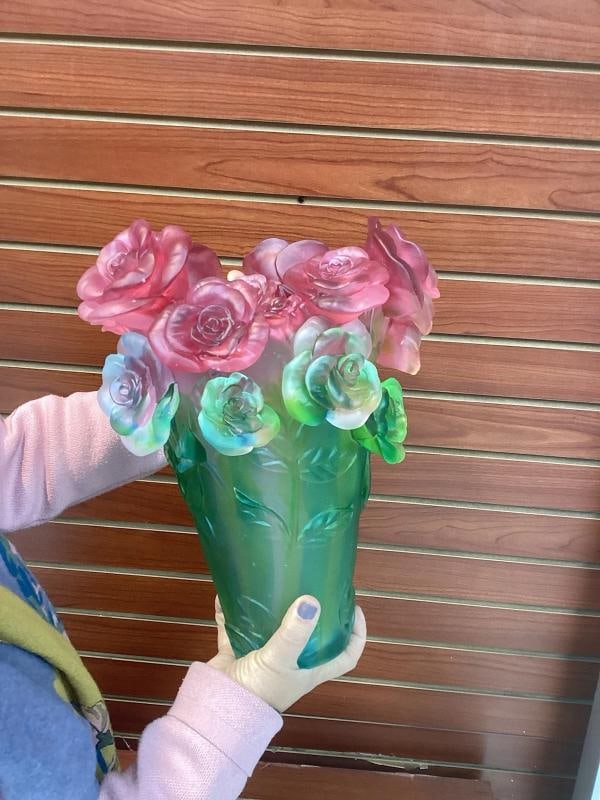 Xxxl Multi Color Rose Vase H14Ã¢â‚¬Â W10Ã¢â̵ - 7