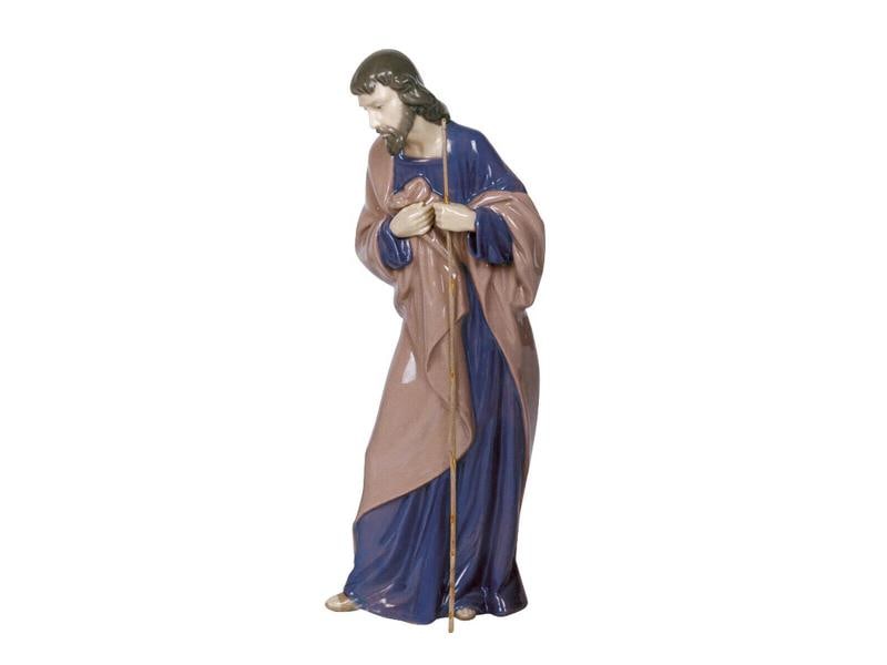 NAO BY LLADRO 9-PIECE GLOSS NATIVITY SET & ANGEL BRAND NIB CHRISTMAS SAVE$ F/S - 2