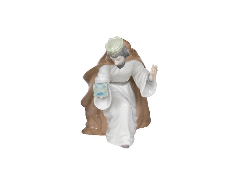 NAO BY LLADRO 9-PIECE GLOSS NATIVITY SET & ANGEL BRAND NIB CHRISTMAS SAVE$ F/S - 8