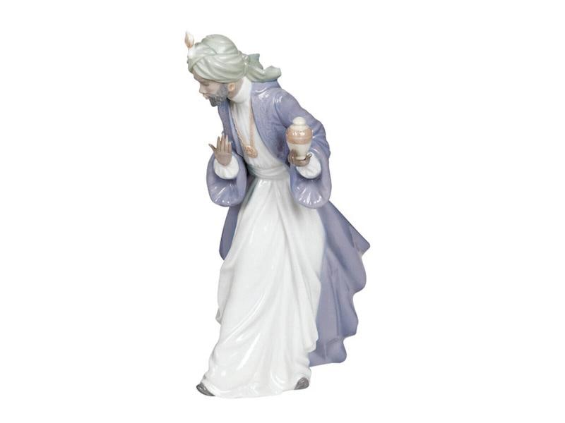 NAO BY LLADRO 9-PIECE GLOSS NATIVITY SET & ANGEL BRAND NIB CHRISTMAS SAVE$ F/S - 9