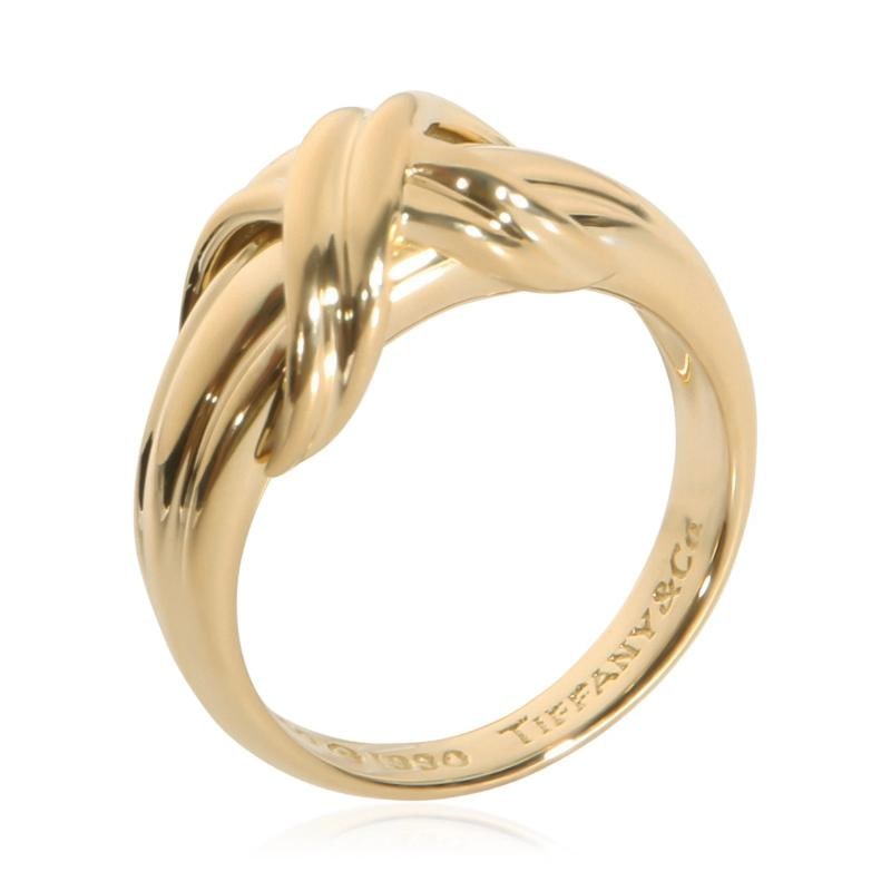 Tiffany & Co. Yellow Gold Signature X Ring - 5