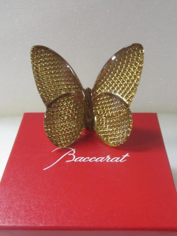 BACCARAT CRYSTAL PAPILLON LUCKY BUTTERFLY DIAMOND GOLD #2812663 BRAND NIB F/SH: Condition: New: A brand-new, unused, unopened, undamaged item in its original packaging (where packaging is ... Read moreabout the conditionNew: A brand-new, unused, unopened, undamaged item in its