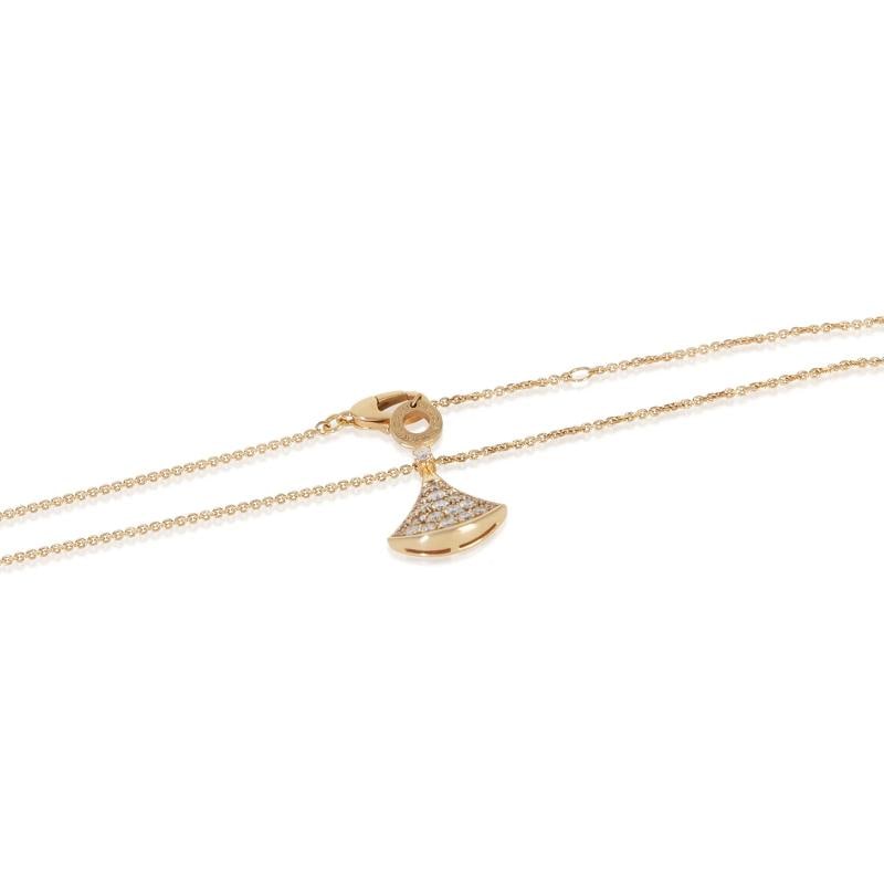 BVLGARI Rose Gold Diamond Diva's Dream Pendant - 2