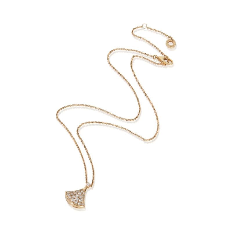 BVLGARI Rose Gold Diamond Diva's Dream Pendant - 3