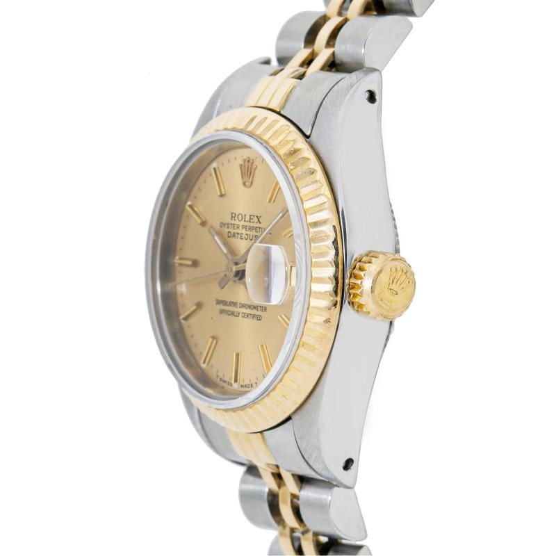 Rolex Datejust 69173 Jubilee 18k YG Two Tone Champagne Dial Automatic 26mm - 2