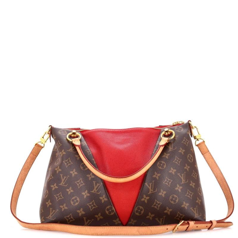 Louis Vuitton V Tote Monogram Canvas and Leather MM - 3
