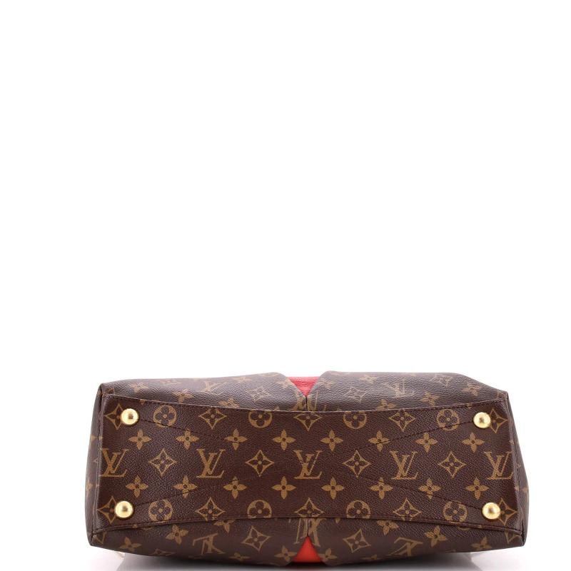 Louis Vuitton V Tote Monogram Canvas and Leather MM - 4