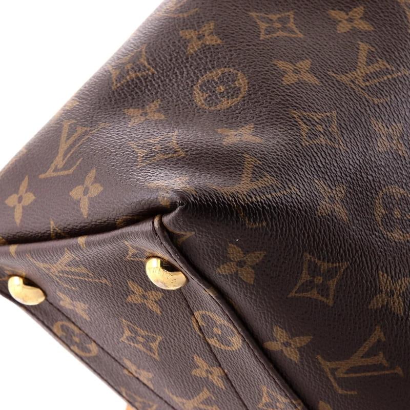 Louis Vuitton V Tote Monogram Canvas and Leather MM - 6