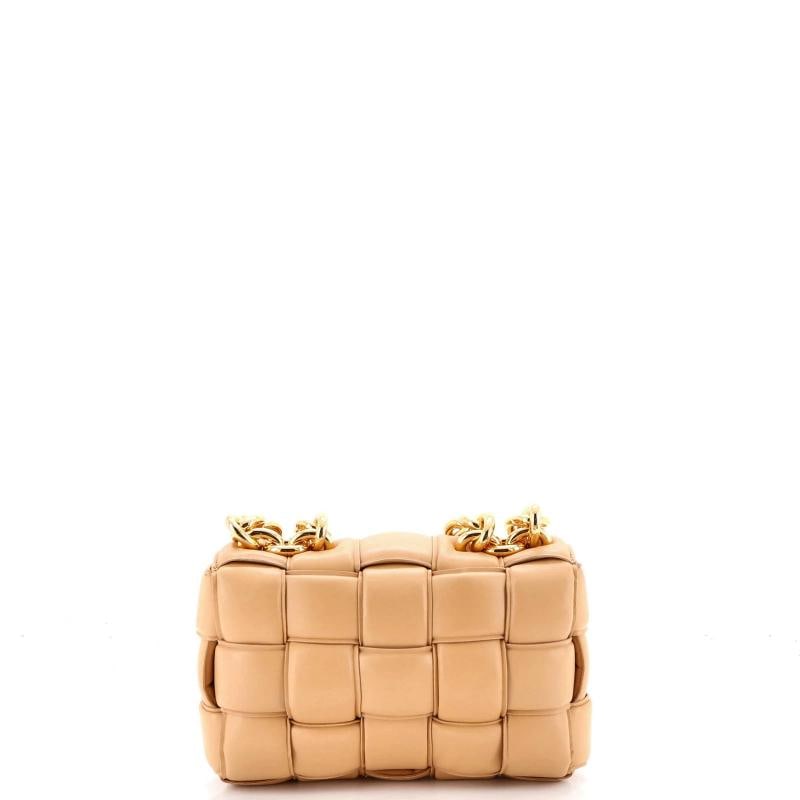 Bottega Veneta Cassette Chain Crossbody Bag Padded Maxi Intrecciato Leather - 3