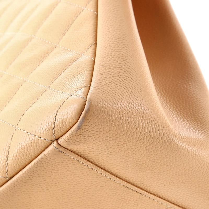 Chanel Grand Shopping Tote Quilted Caviar - 7