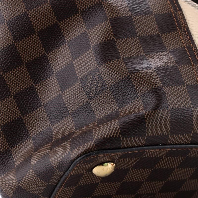 Louis Vuitton Jersey Handbag Damier with Leather - 6