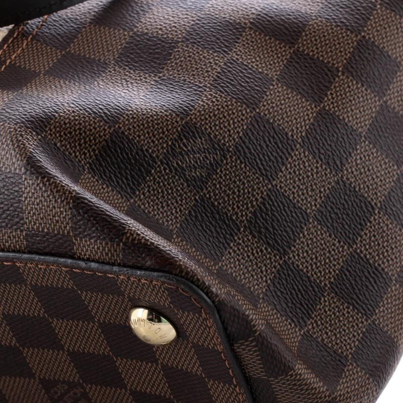 Louis Vuitton Jersey Handbag Damier with Leather - 7