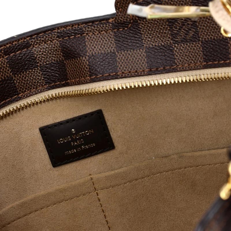 Louis Vuitton Jersey Handbag Damier with Leather - 8