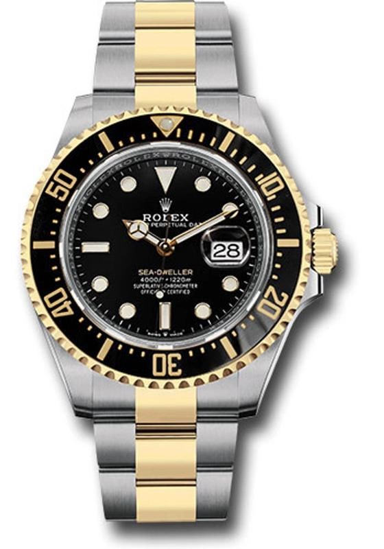 Rolex Sea-Dweller 43 126603 Oyster Steel & YG Black Auto 43mm: Case Size 43mm Wrist Fit 7.5 Inches Box No Papers No Condition Ã¢â‚¬â€� Pre Owned Full Specifications SKU Rolex#4018 Brand Rolex Model Sea-Dweller 43