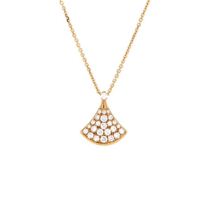 Bvlgari Divas' Dream Pendant Necklace 18K Yellow Gold with Diamonds Small: Condition: Pre-owned - Good,Brand: Bvlgari,Main Stone: Diamond,Metal: 18K Yellow Gold,Metal Purity: 18K,Style: Pendant,Type: Necklace,Color: Yellow Gold,Material: 18K Yellow Gold, Diamond